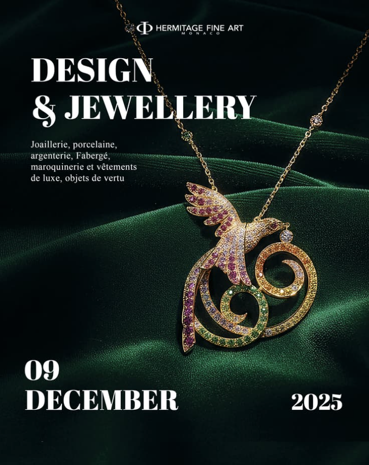 Acceptance to the auction in Monaco - our items will be part of the Hermitage Fine Art auction catalogue