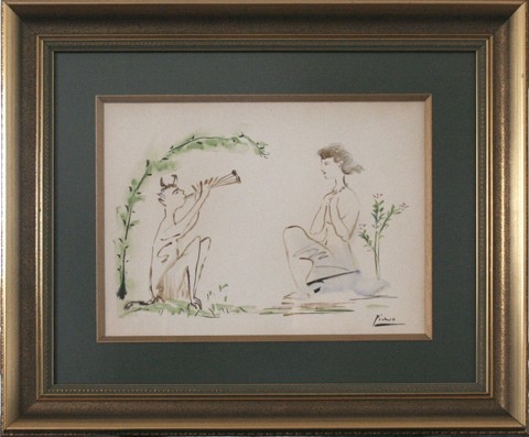 Pablo Picasso - Faune et femme