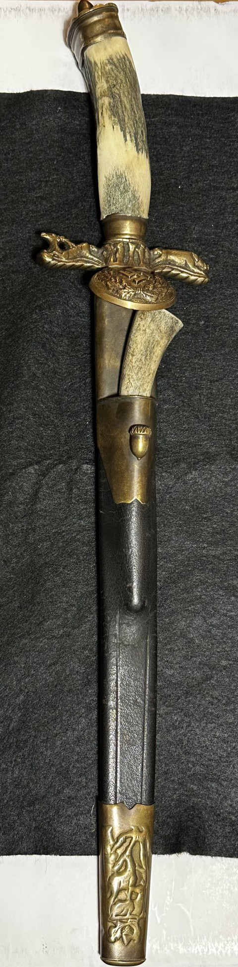 Collector's dagger - historical symbolism, complete with scabbard - 5