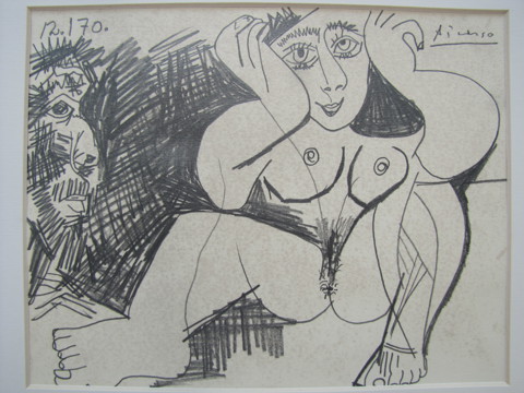 Pablo Picasso - nahá žena
