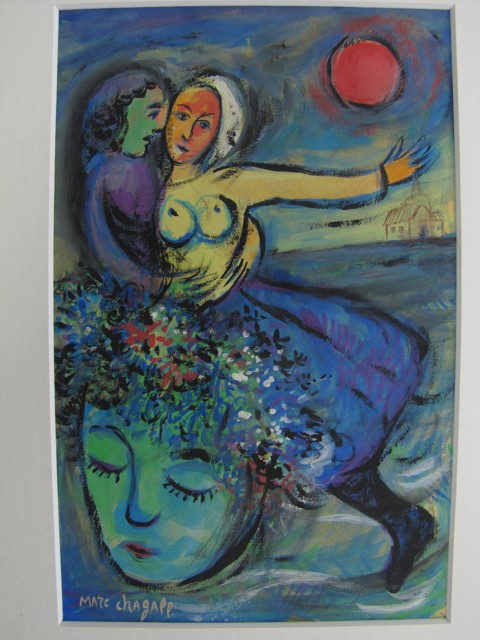 Marc Chagall - Sommeil d' amoreuse