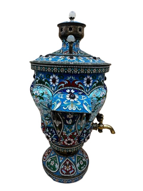 Pure silver Russian Samovar - Khlebnikov? - 2