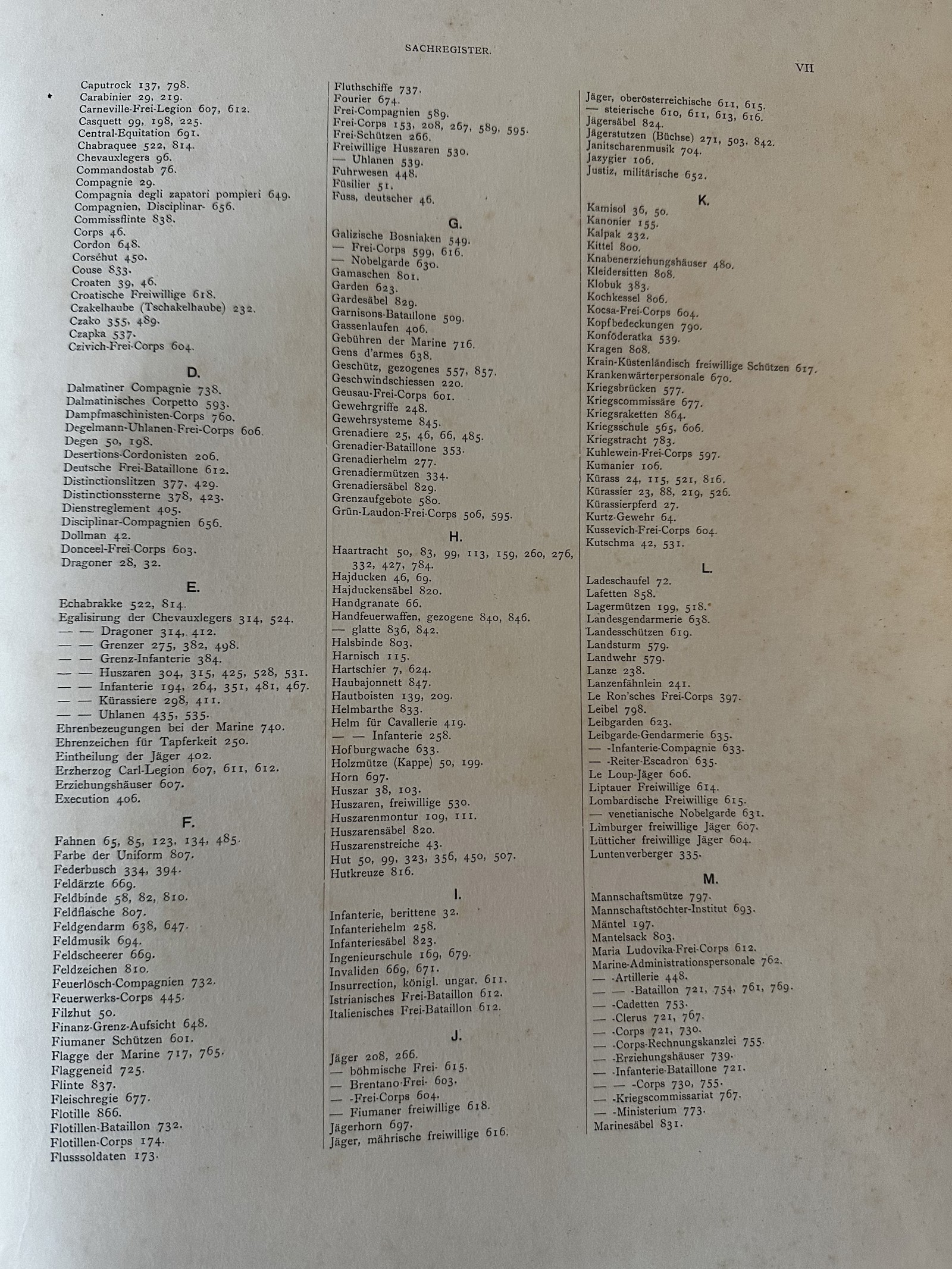 The Austrian Army 1700-1867