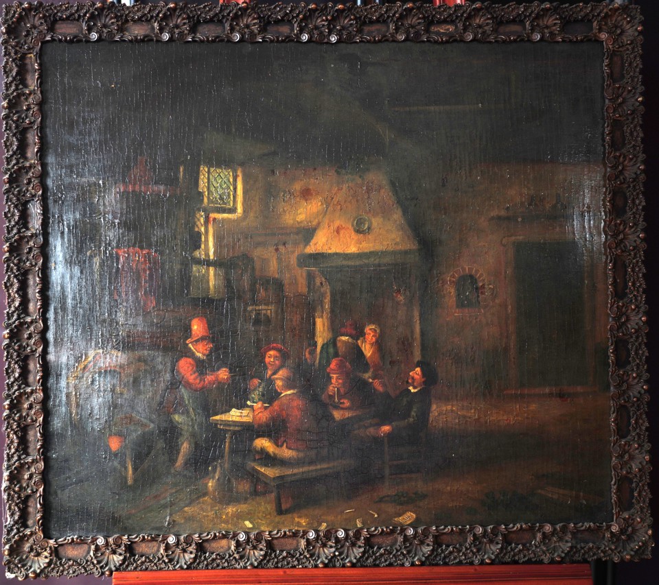 Flemish painter - oil painting