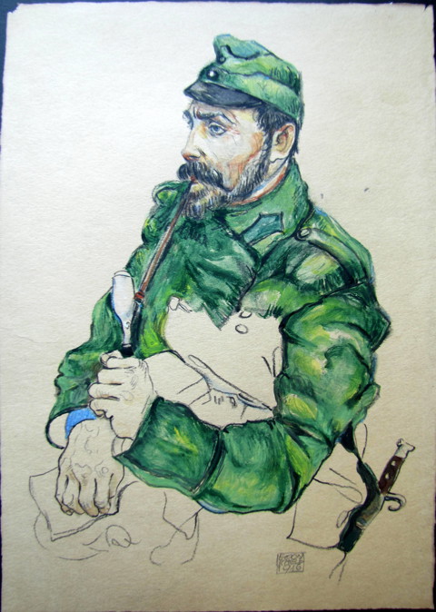 Egon Schiele - voják
