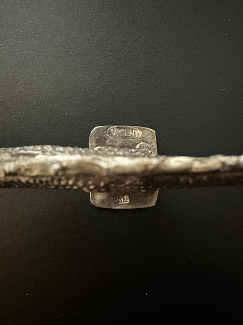 Silver set of decorative dragons - 11