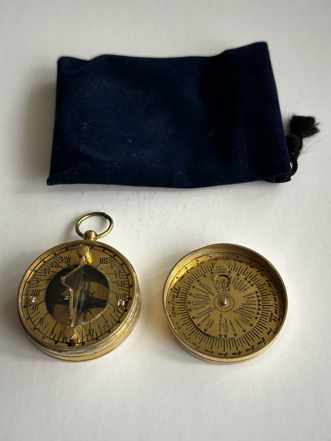 Complete coronation set 1953 – medal, palace letter, case and period sun compass - 10
