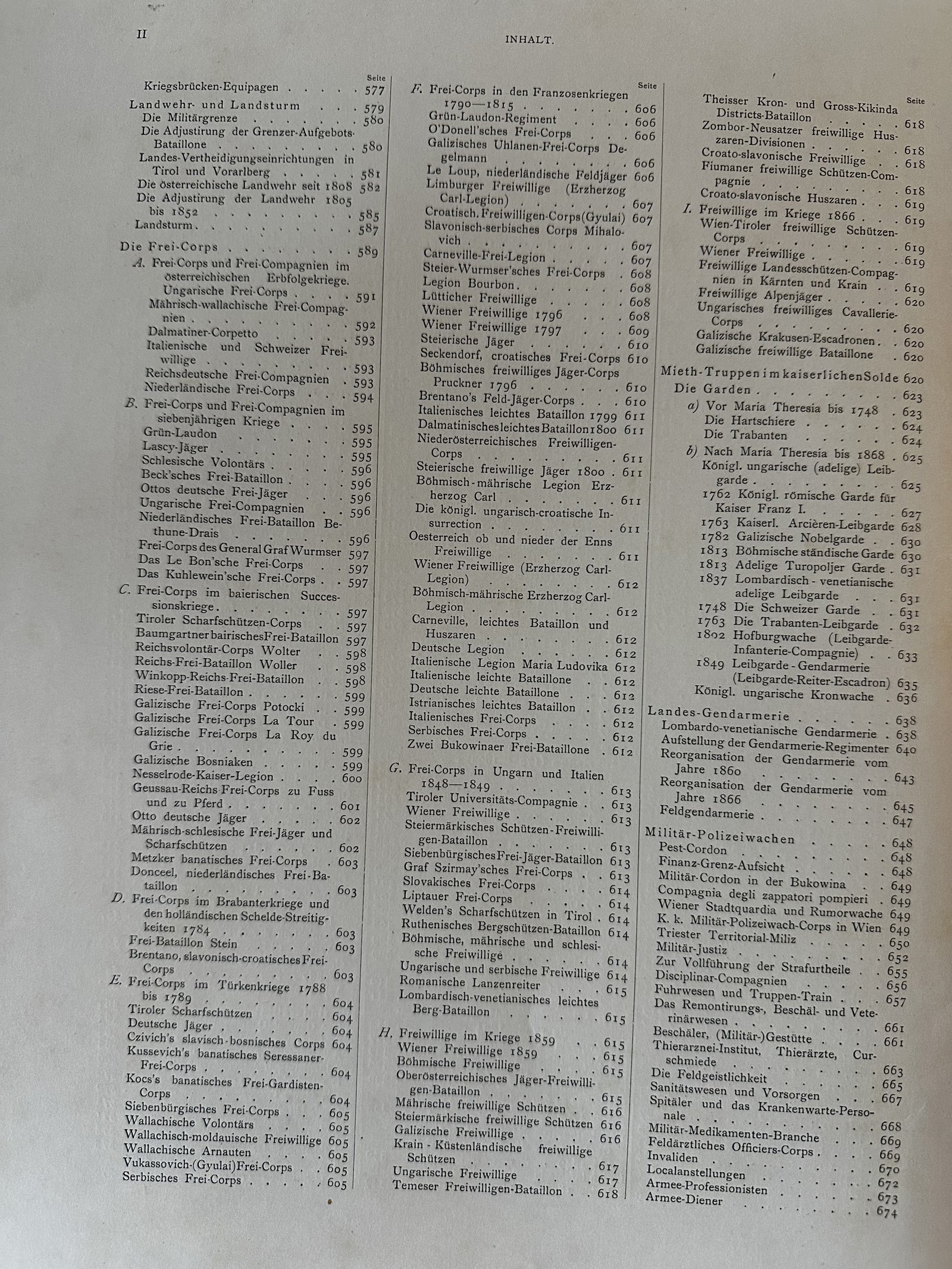 The Austrian Army 1700-1867