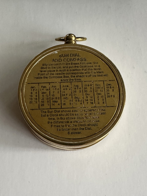 Complete coronation set 1953 – medal, palace letter, case and period sun compass - 9