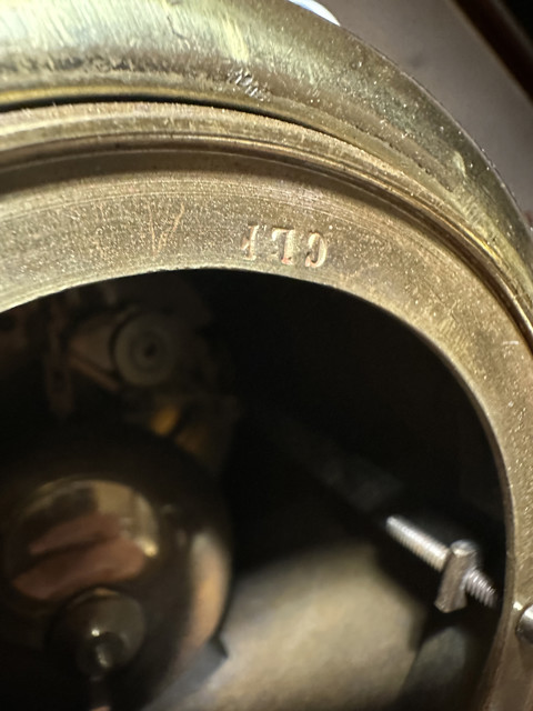 Three-Piece Delft Blue Porcelain Clock Garniture - 13