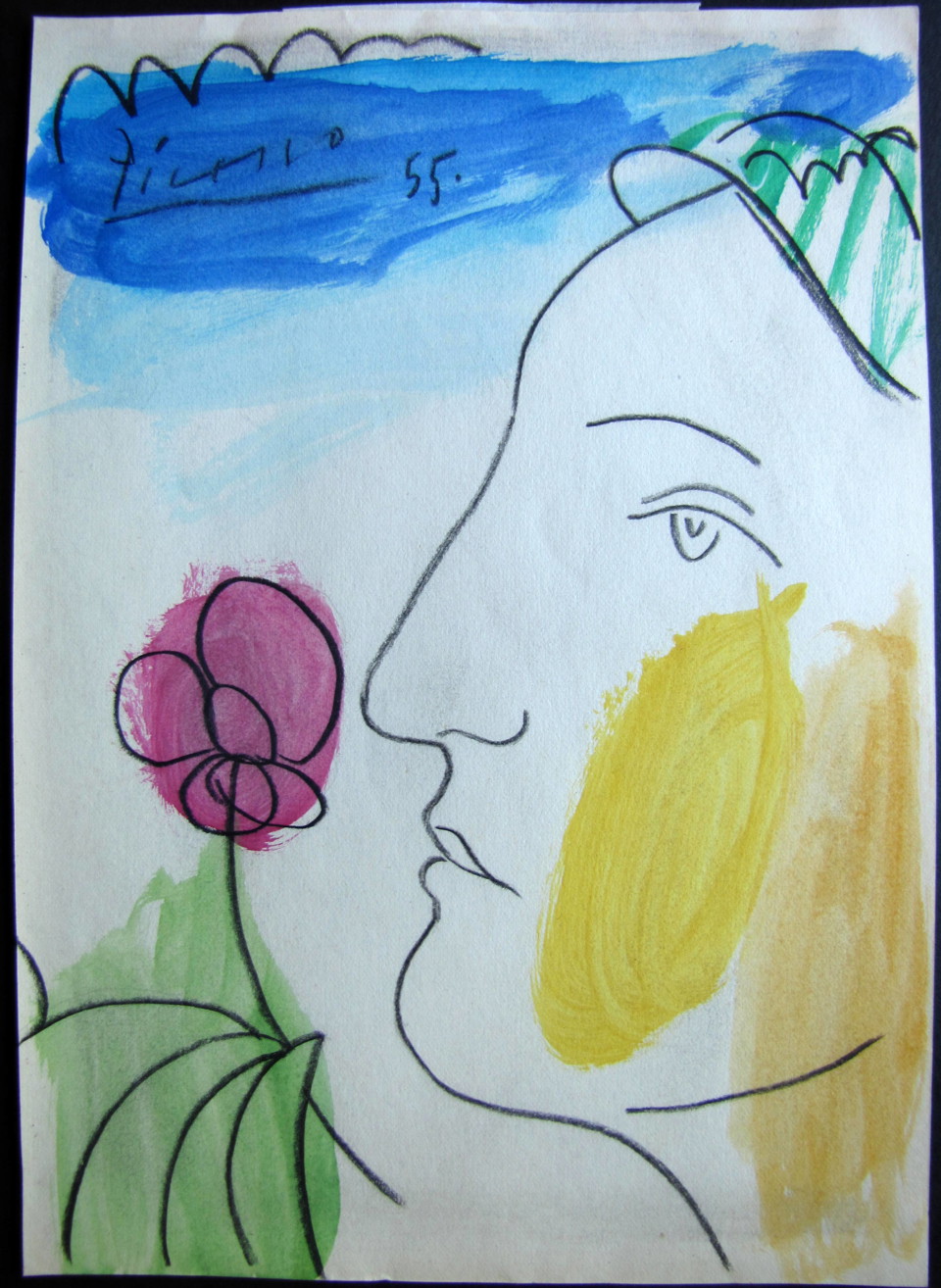 Pablo Picasso - Woman and Flower
