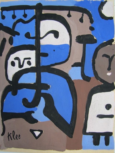 Klee - abstraktní figury